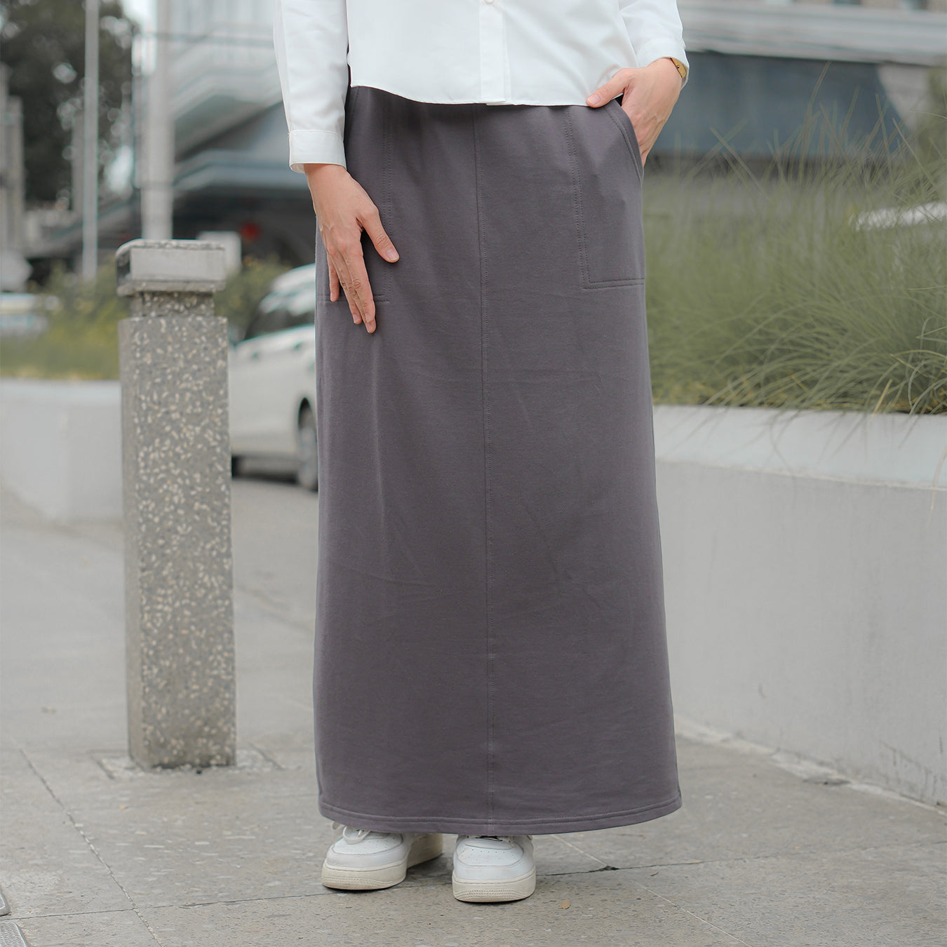 Yuki Skirt Dark Grey