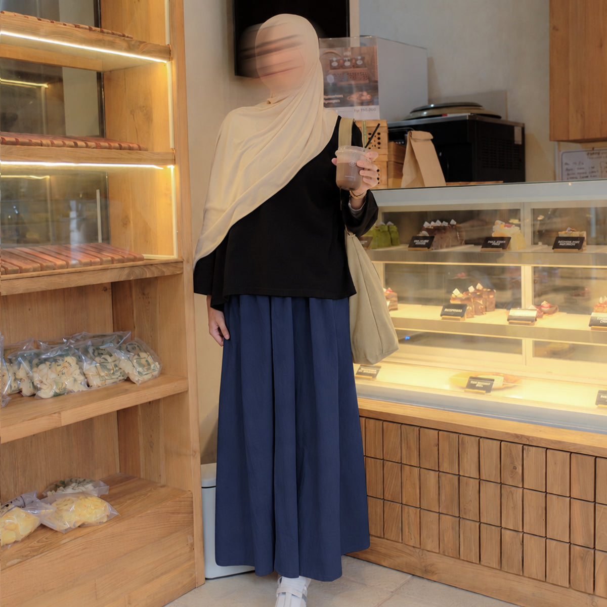 YORI SKIRT NAVY