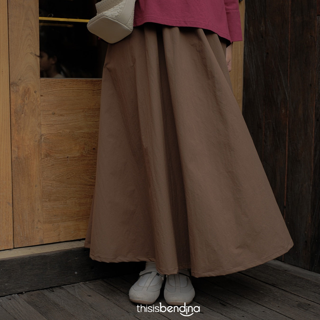 YORI SKIRT BROWN