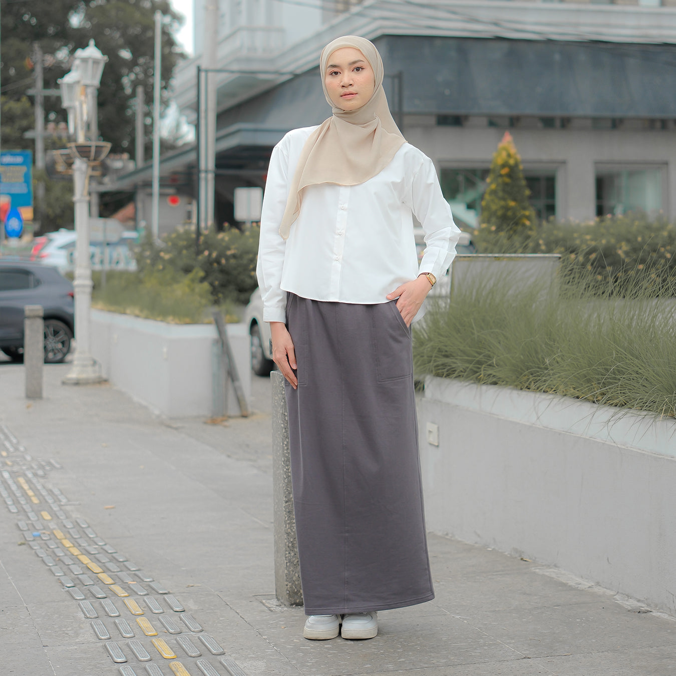 Yuki Skirt Dark Grey
